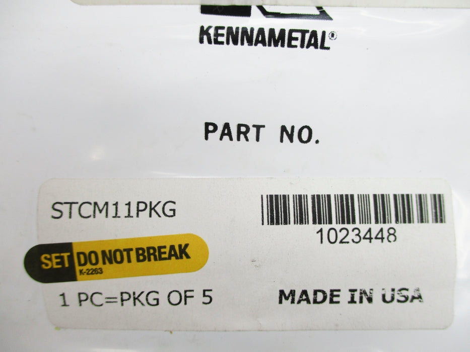 KENNAMETAL STCM11PKG 1023448 (PKG OF 5) NSMP
