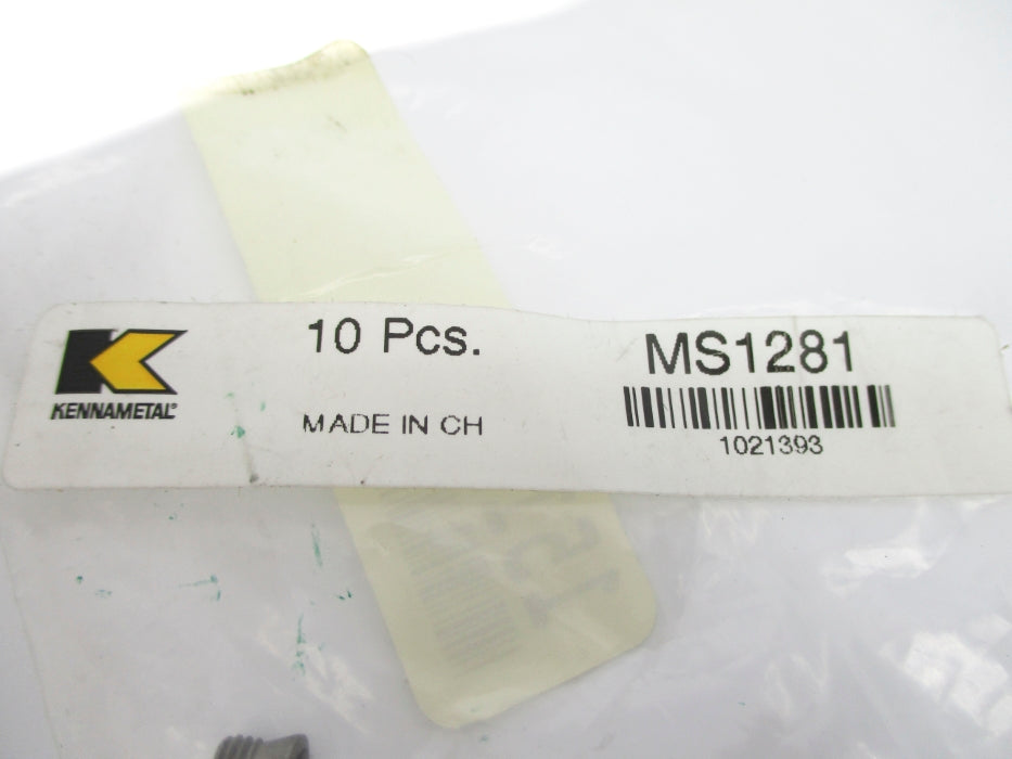 KENNAMETAL MS1281 1021393 (PKG OF 10) NSMP