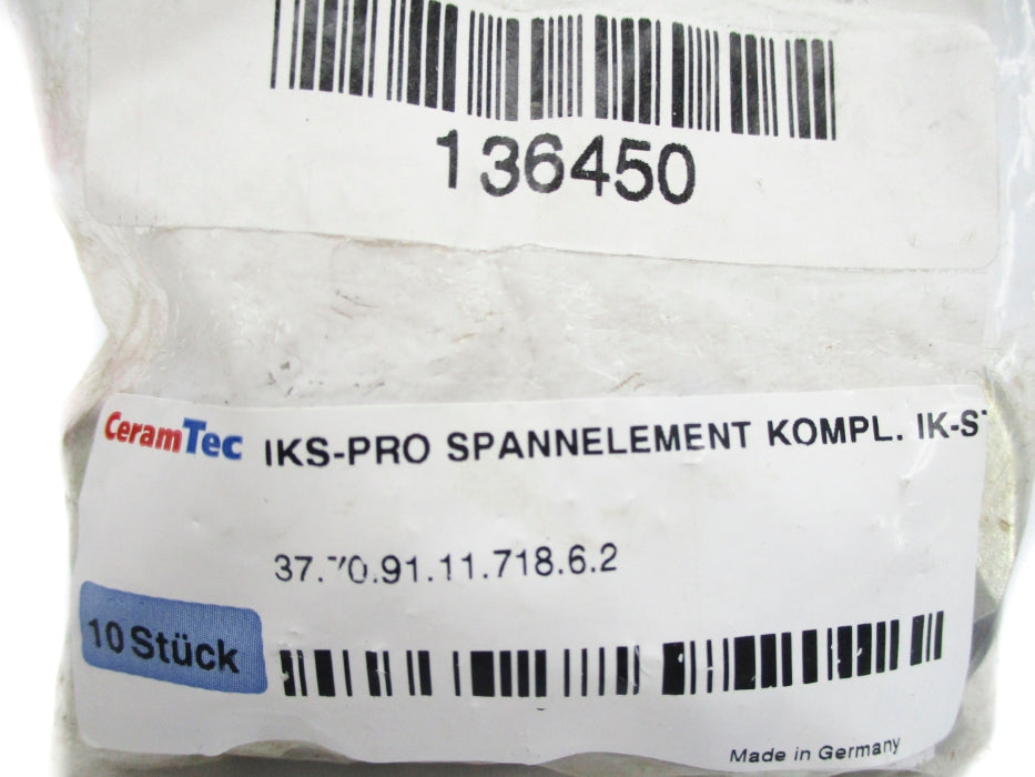 CERAMTEC 37.70.91.11.718.6.2 136450 (PKG OF 10) NSMP