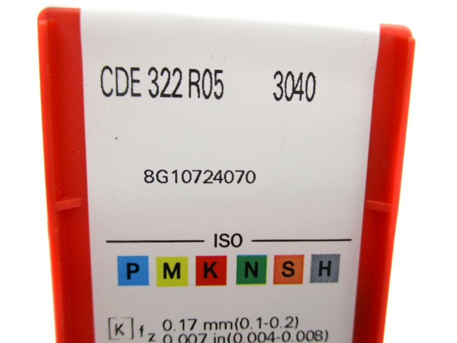 SANDVIK CDE322R05-3040 (PKG OF 10) NSFS