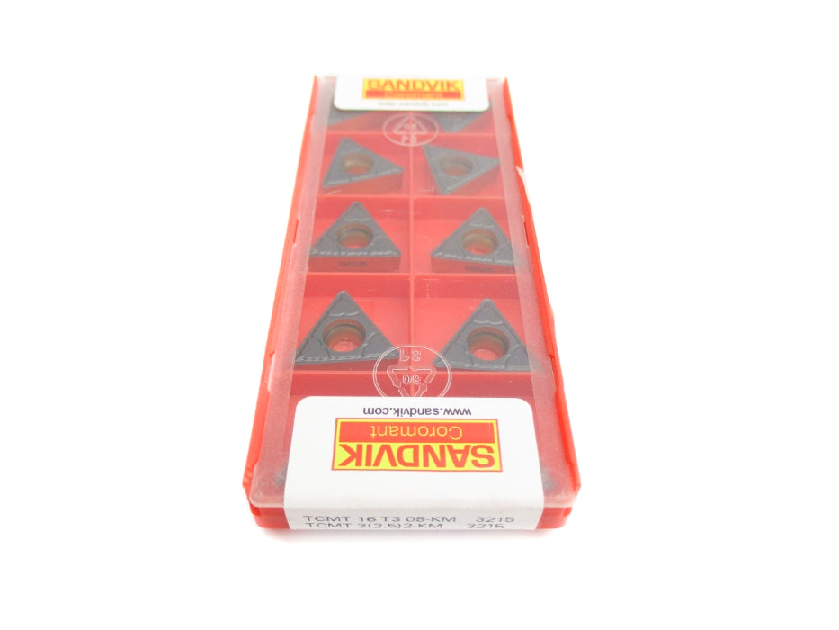 SANDVIK TCMT16T308-KM TCMT3(2.5)2-KM-3215 (PKG OF 10) NSFS