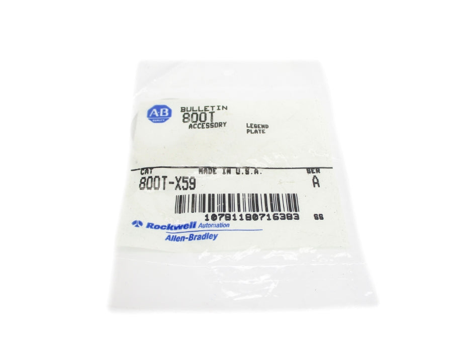 INDUSTRIAL SPARE PART 800T-X59 SER. A NSMP