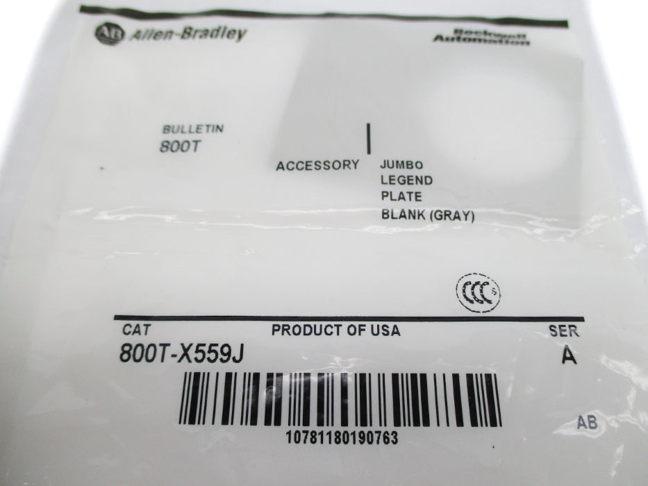 INDUSTRIAL SPARE PART 800T-X559J SER. A NSMP