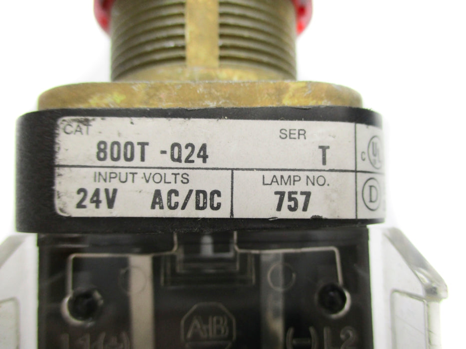 ALLEN BRADLEY 800T-Q24 SER. T 24VAC/DC (AS PICTURED1) NSNP