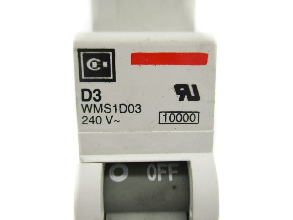 CUTLER HAMMER WMS1D03 3A 240V (AS PICTURED) NSNP