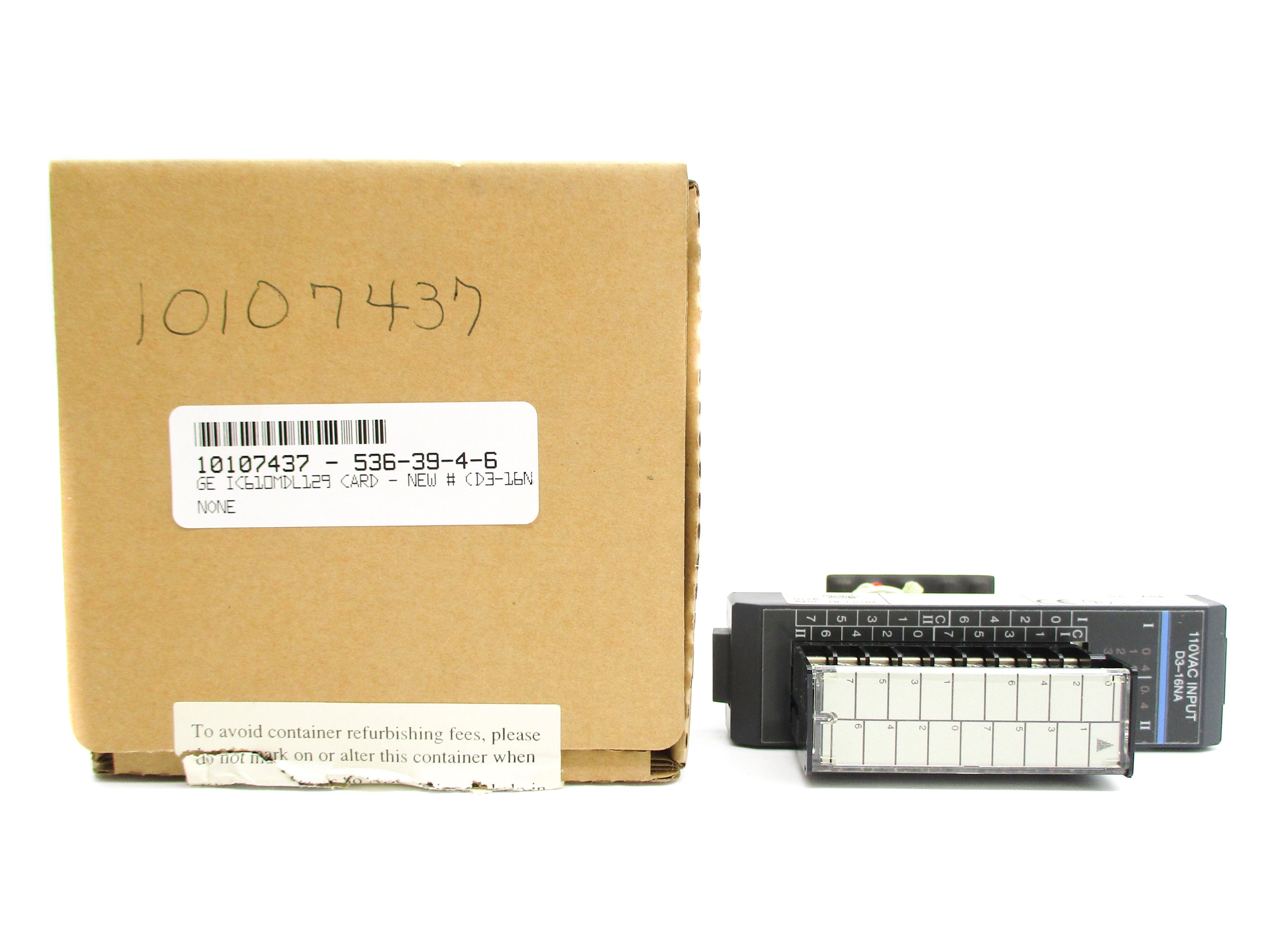 AUTOMATION DIRECT D3-16NA 110VAC NSMP