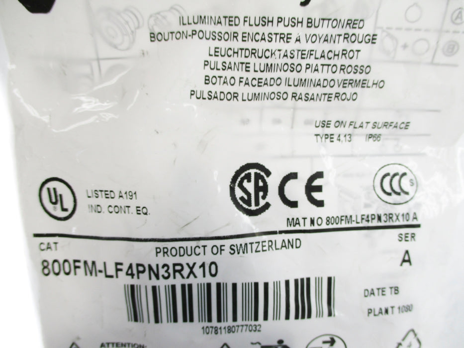 INDUSTRIAL SPARE PART 800FM-LF4PN3RX10 SER. A NSMP