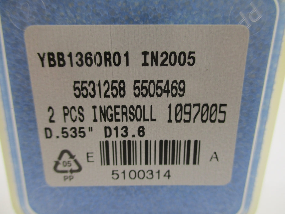 INGERSOLL YBB1360R01 IN2005 (PKG OF 2) NSMP