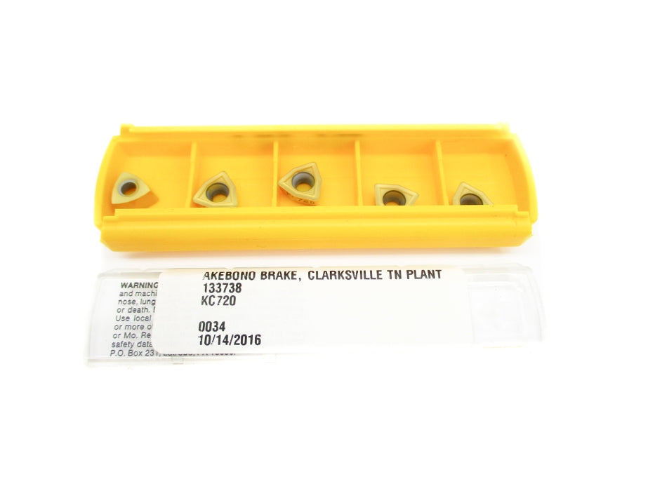 KENNAMETAL DFT05T308GD KC720 (PKG OF 5) NSMP