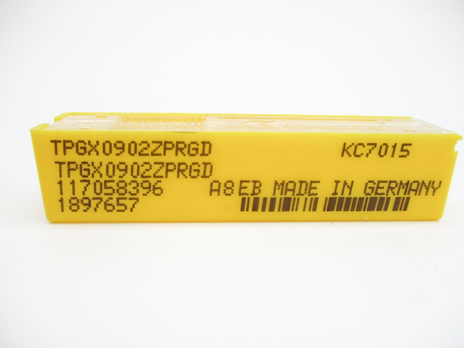 KENNAMETAL TPGX0902ZPRGD KC7015 (PKG OF 10) NSMP