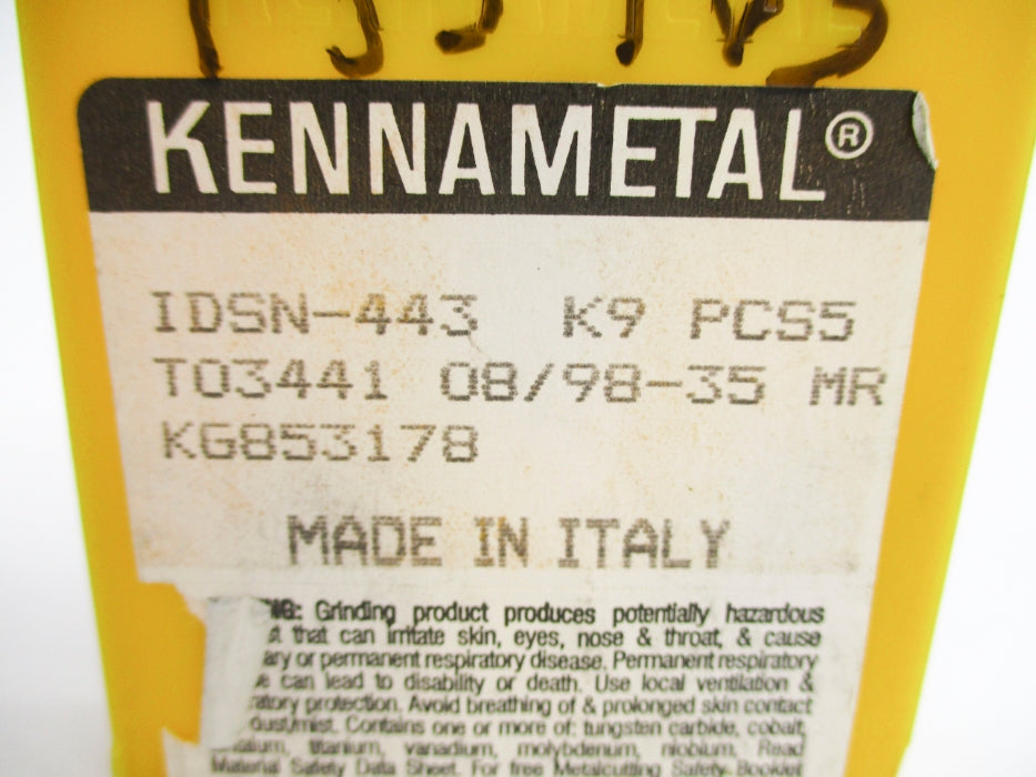 KENNAMETAL IDSN-443-K9 (PKG OF 5) NSMP