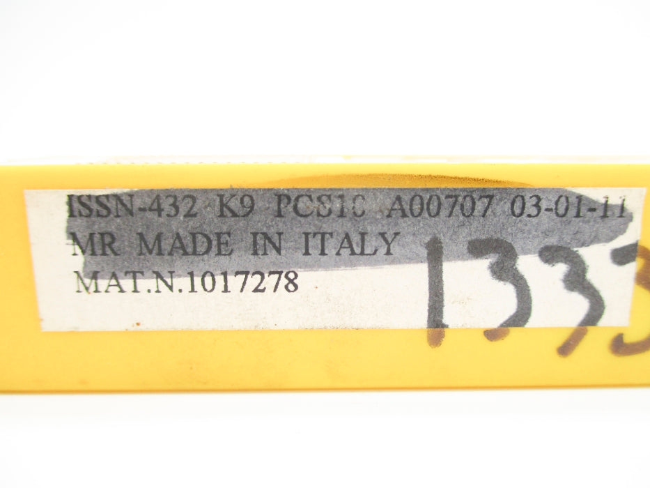 KENNAMETAL ISSN-432-K9 1017278 (PKG OF 10) NSMP