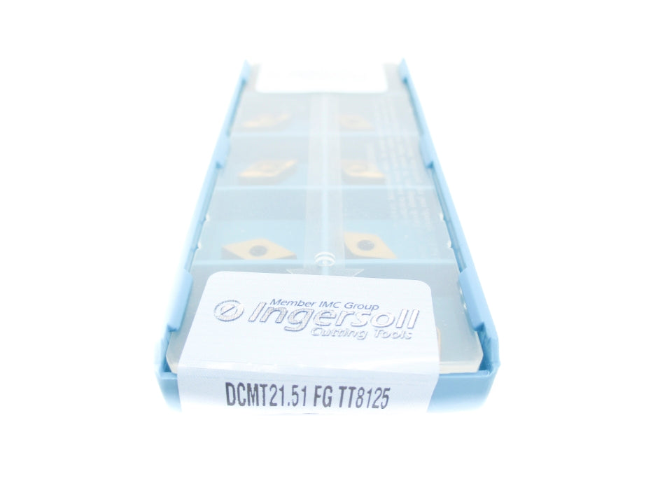 INGERSOLL DCMT070204FGTT8125 DCMT21.51FGTT8125 (PKG OF 10) NSFS