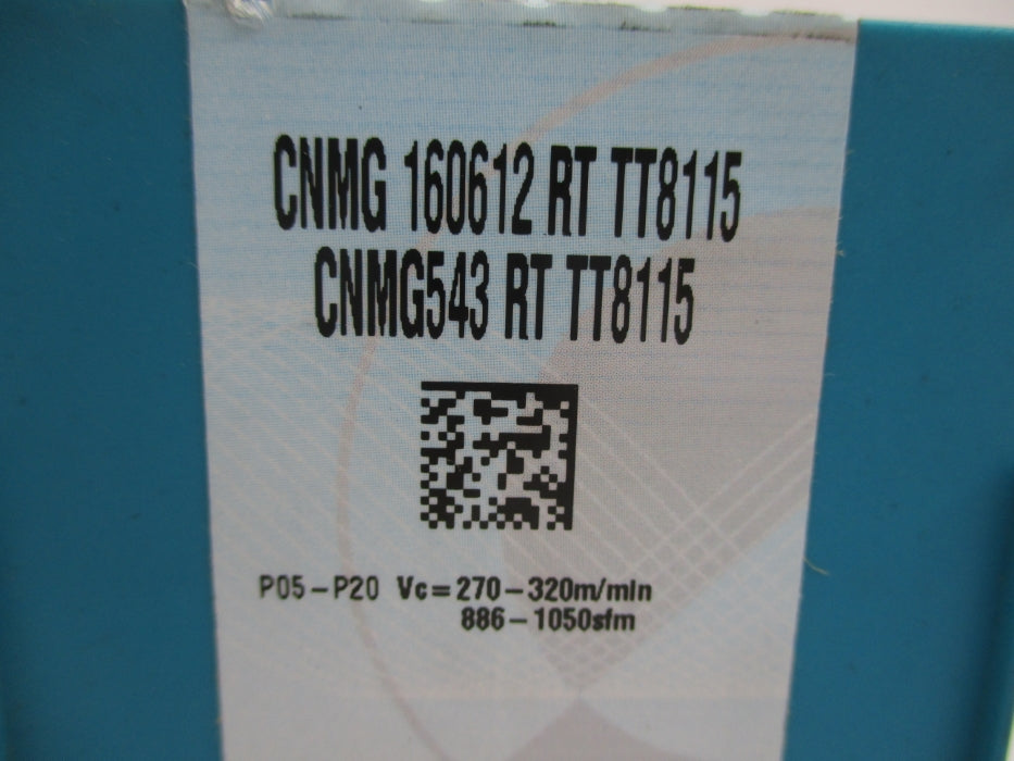 INGERSOLL CNMG160612RTTT8115 CNMG543RTTT8115 (PKG OF 10) NSFS