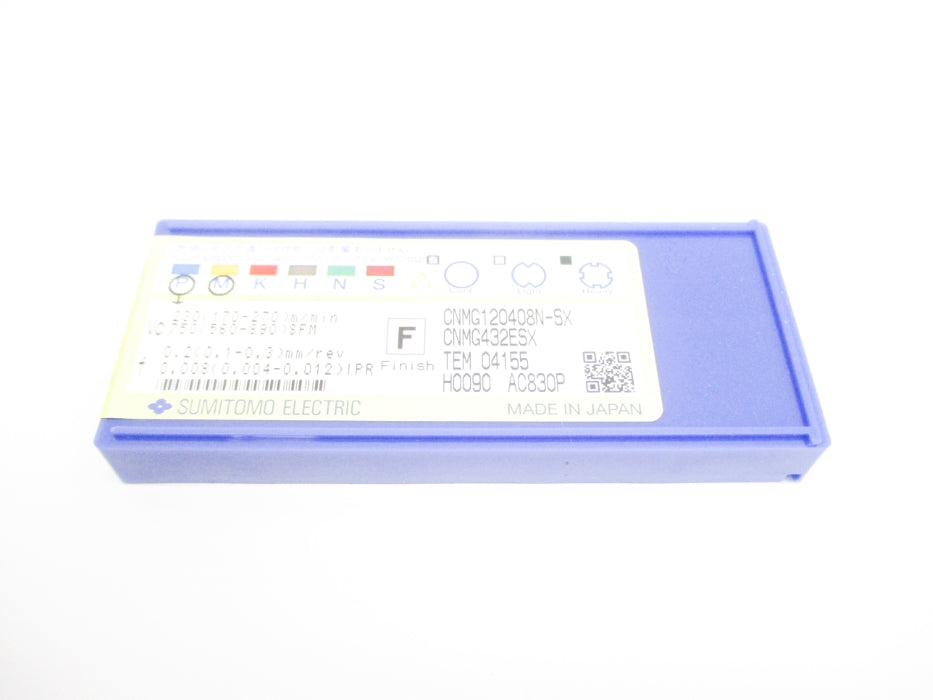 SUMITOMO ELECTRIC CNMG432ESX-AC830P CNMG120408N-SX (PKG OF 10) NSFS