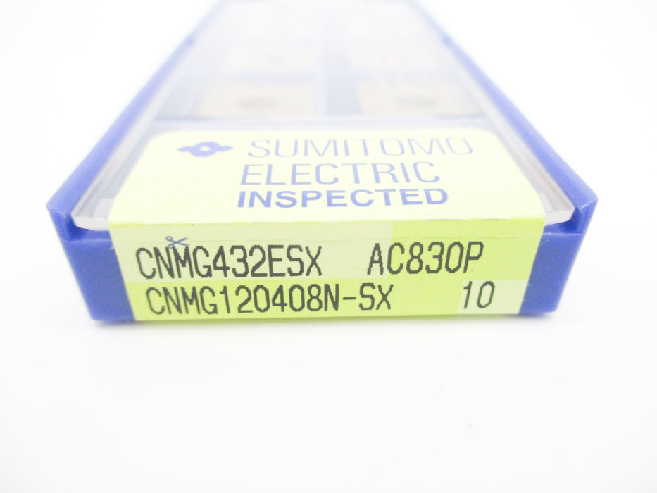 SUMITOMO ELECTRIC CNMG432ESX-AC830P CNMG120408N-SX (PKG OF 10) NSFS
