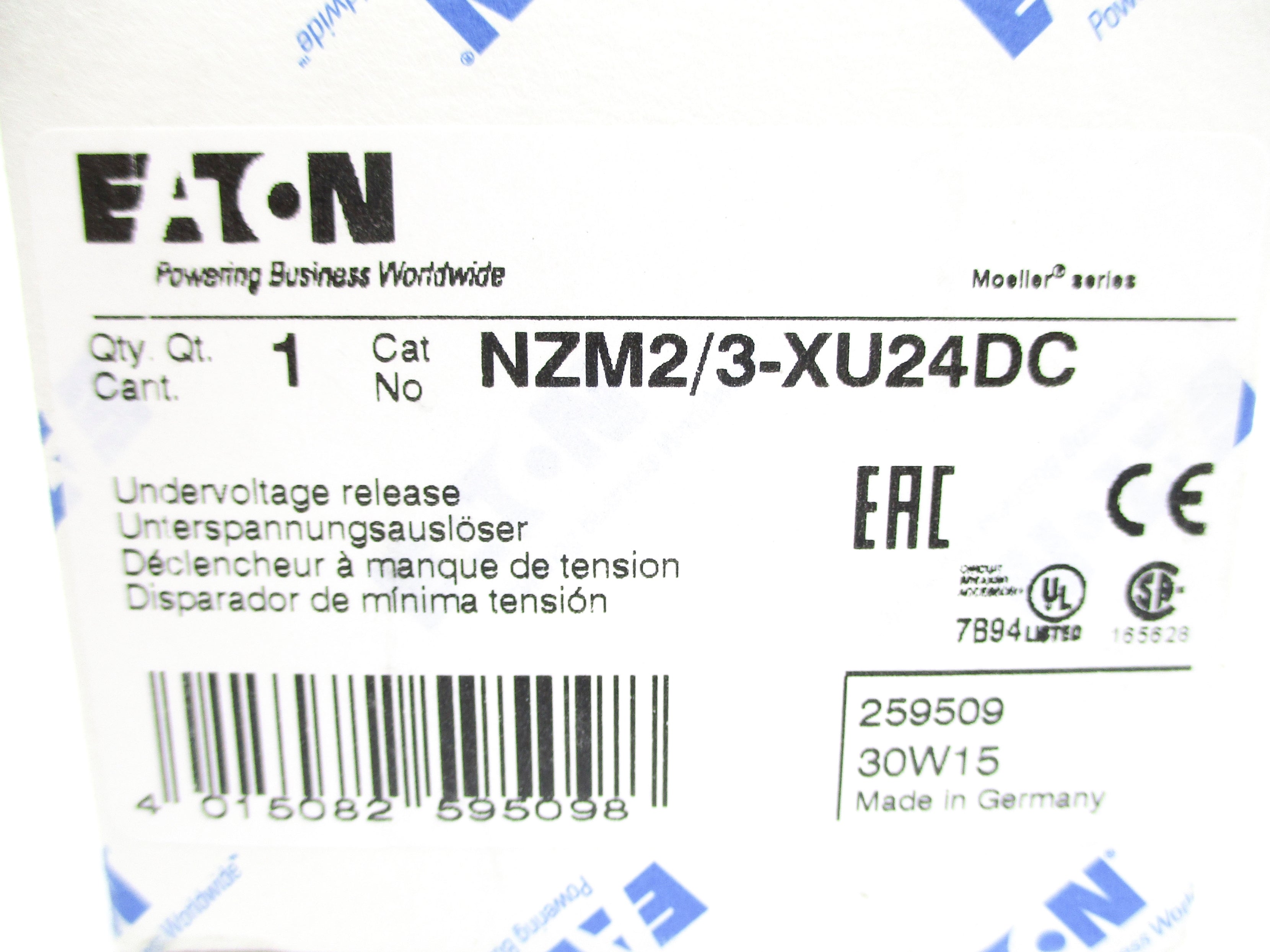 EATON NZM2/3-XU24DC NSMP
