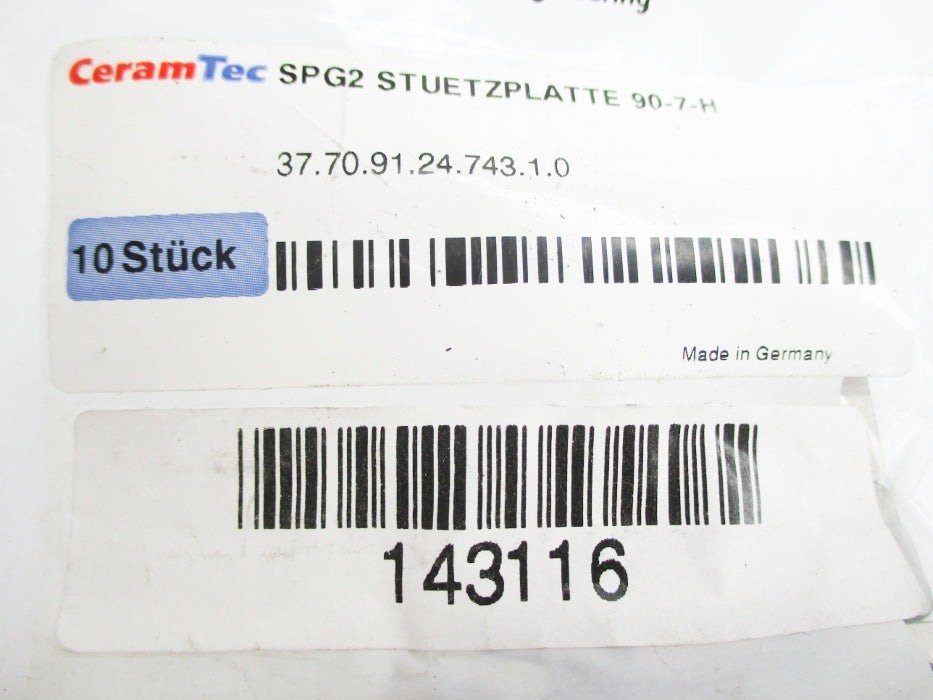 CERAMTEC 37.70.91.24.743.1.0 143116 (PKG OF 10) NSMP