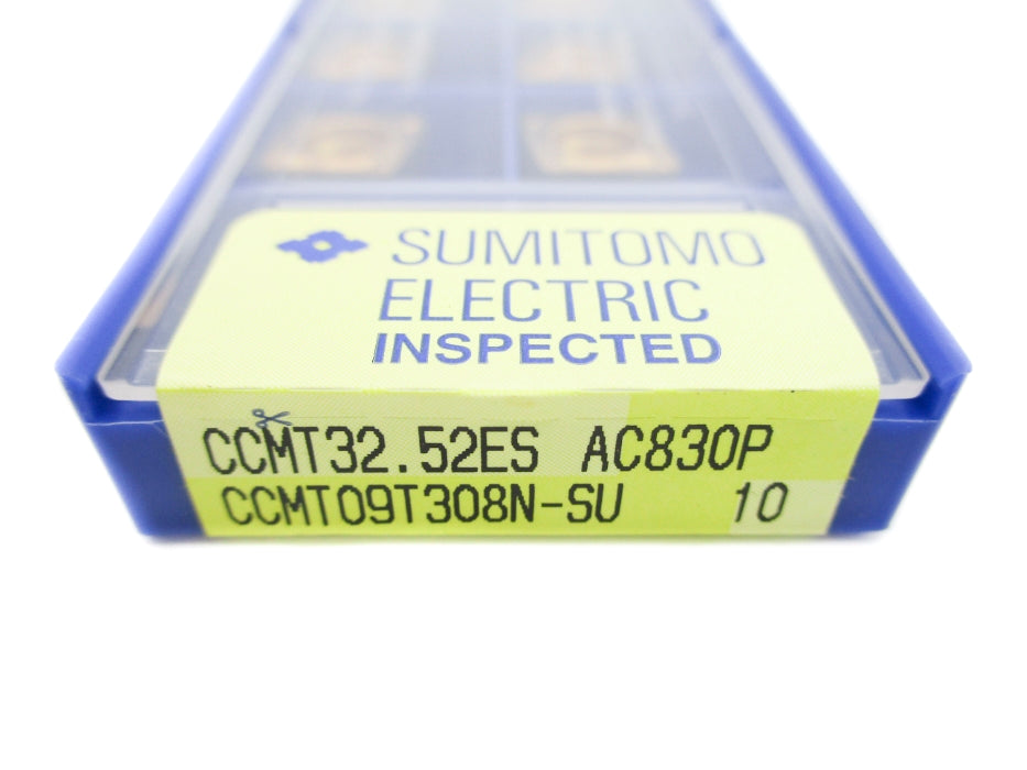 SUMITOMO ELECTRIC CCMT32.52ES-AC830P CCMT09T308N-SU (PKG OF 10) NSFS