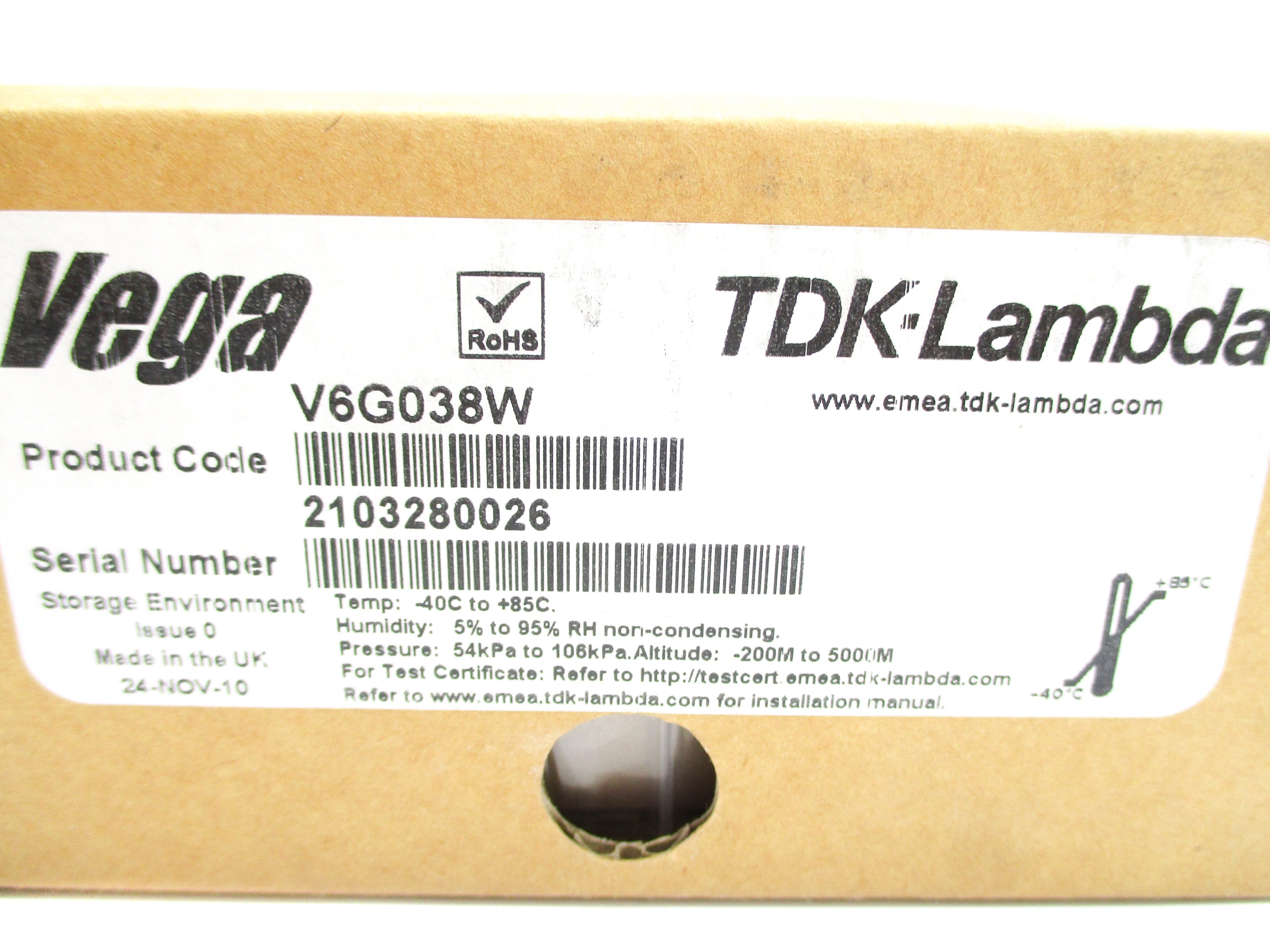 TDK-LAMBDA V6G038W NSMP