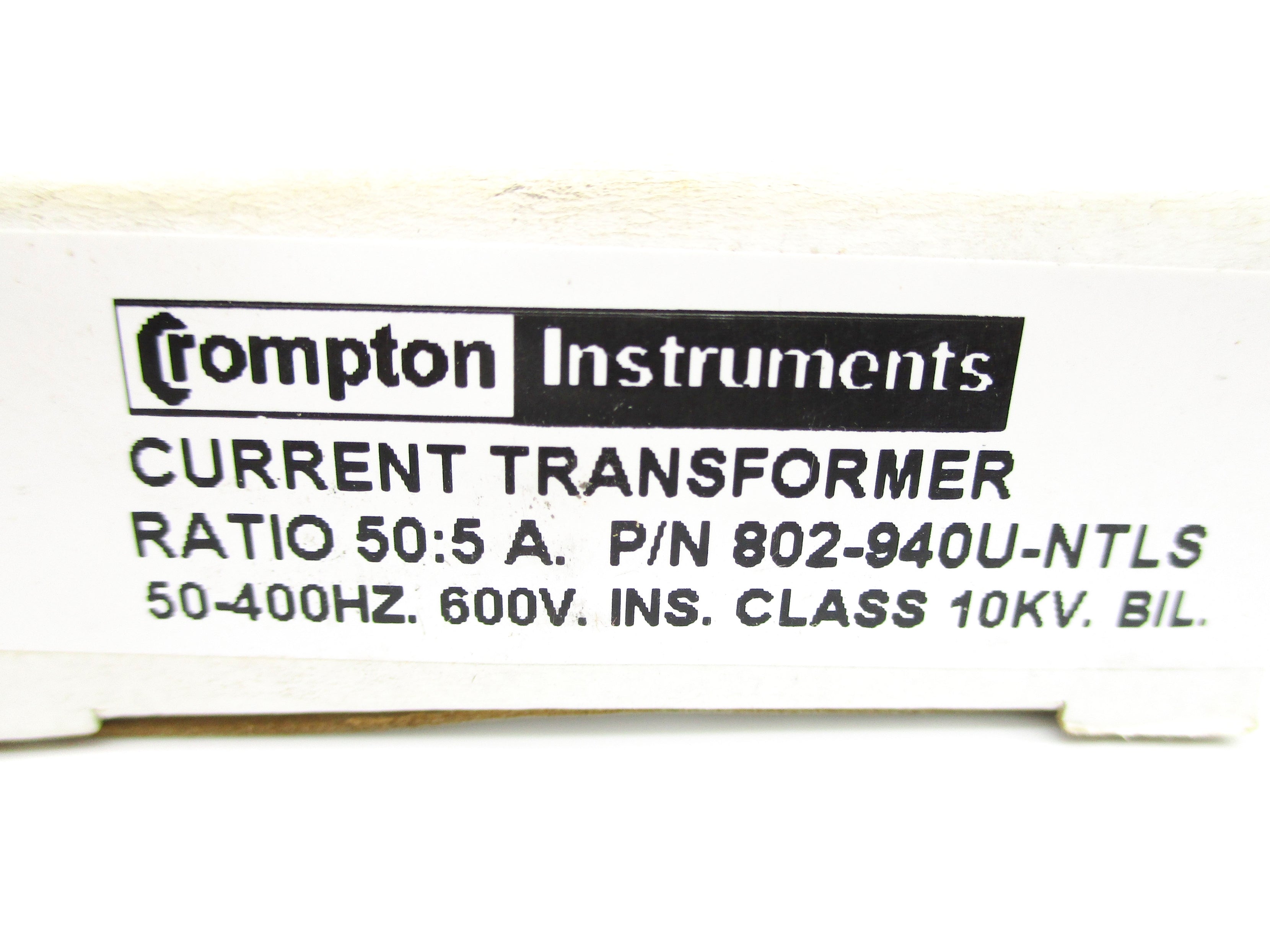 CROMPTON INSTRUMENTS 802-940U-NTLS NSMP