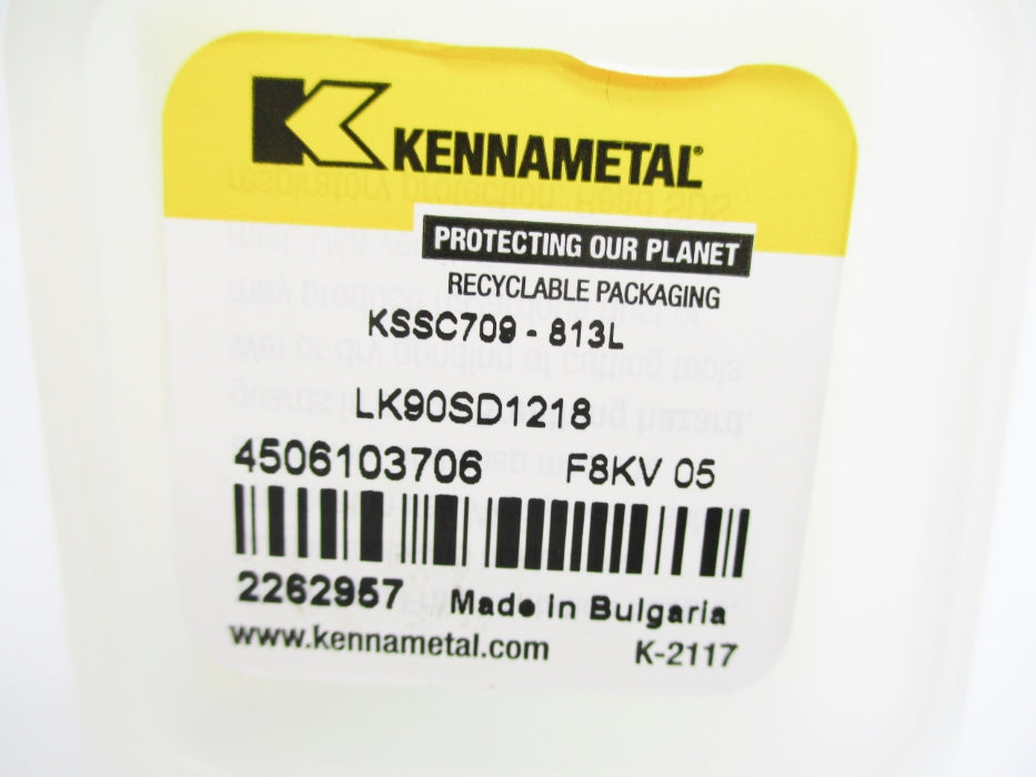KENNAMETAL KSSC709-813L LK90SD1218 NSMP