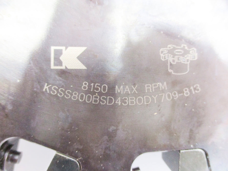KENNAMETAL KSSS800BSD43BODY709-813 (AS PICTURED) NSNP