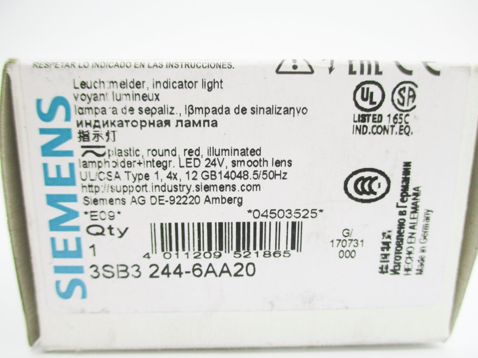 SIEMENS 3SB3244-6AA20 NSMP