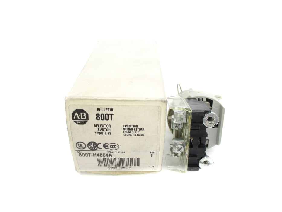 ALLEN BRADLEY 800T-H4804A SER. T (WH) (AS PICTURED) NSMP