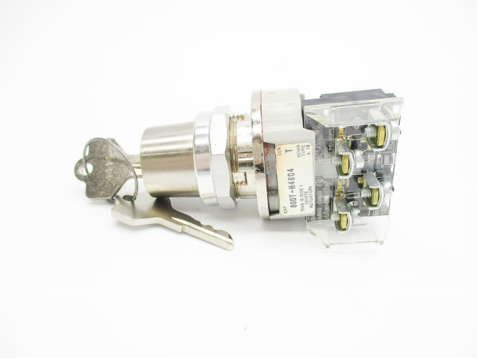 ALLEN BRADLEY 800T-H4804A SER. T (WH) (AS PICTURED) NSMP