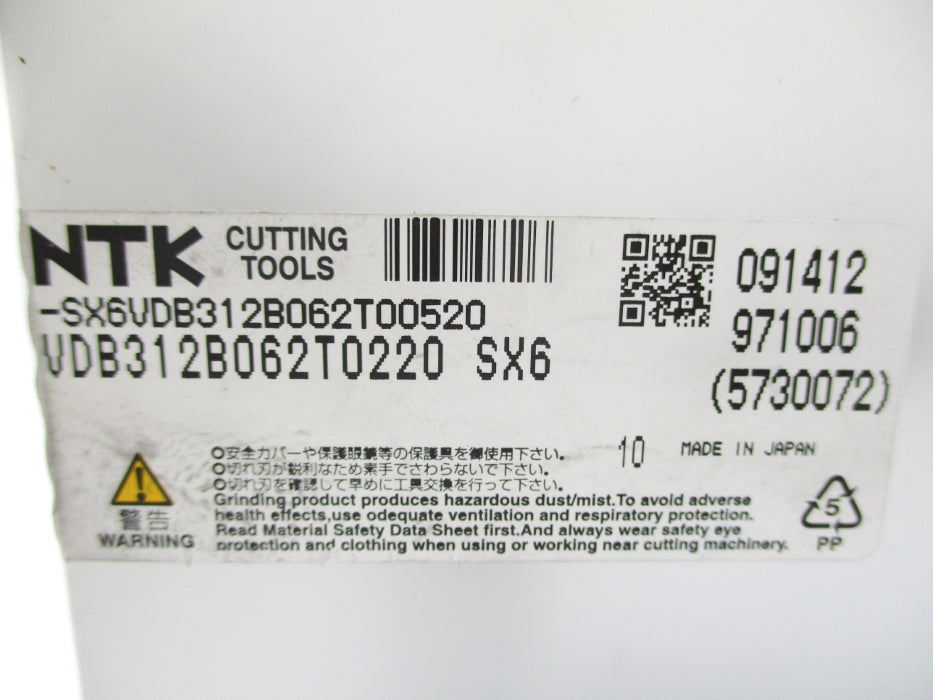 NTK SX6VDB312B062T00520 VDB312B062T0220-SX6 (PKG OF 10) NSMP