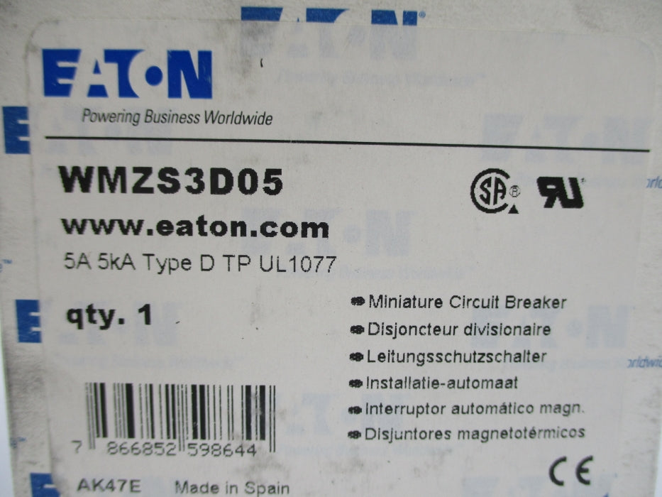 EATON WMZS3D05 400V 5A NSMP