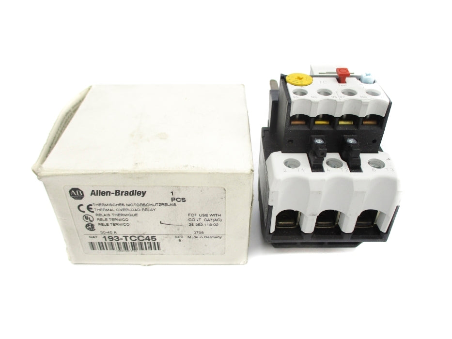 ALLEN BRADLEY 193-TCC45 SER. B 30-45A (WH) NSMP