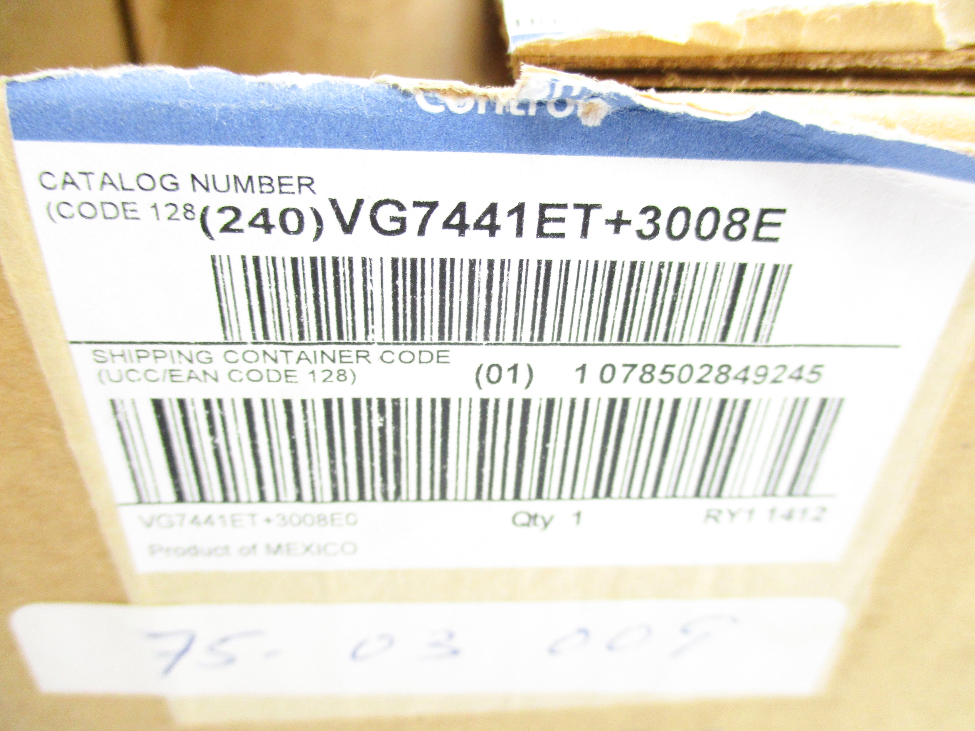 JOHNSON CONTROLS VG7441ET+3008E NSMP