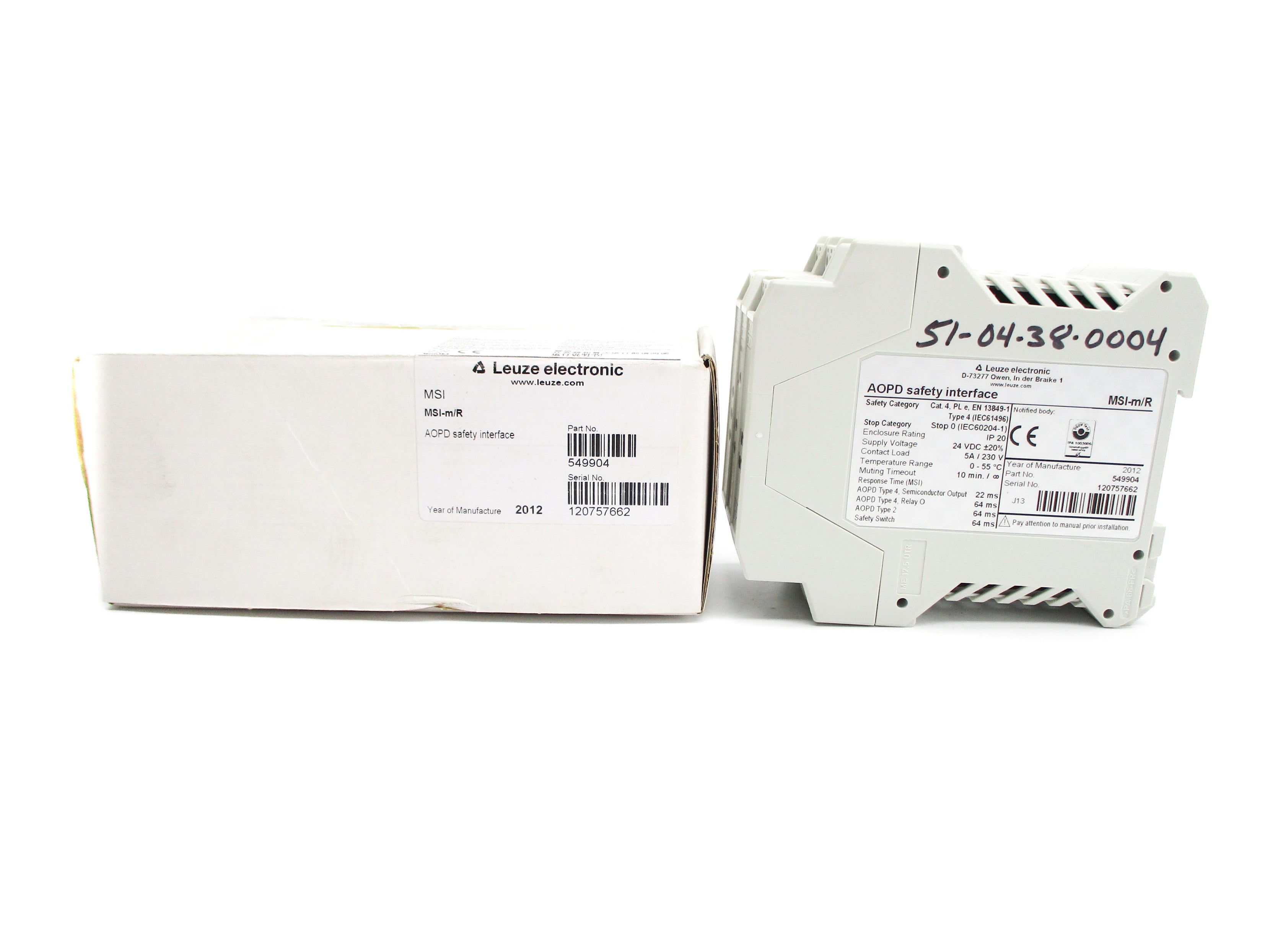 LEUZE ELECTRONIC MSI-M/R 549904 NSMP