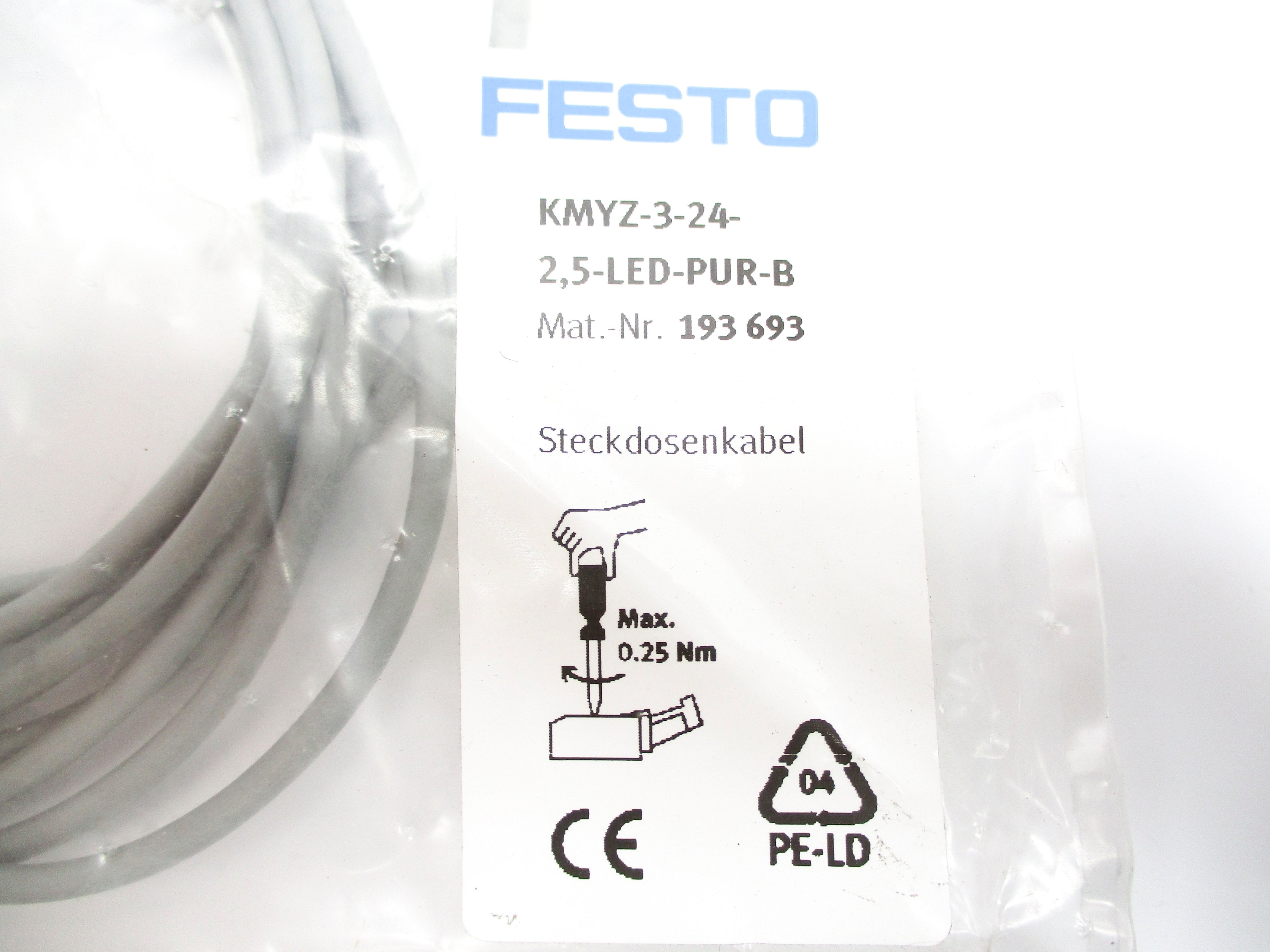 FESTO KMYZ-3-24-2,5-LED-PUR-B NSMP