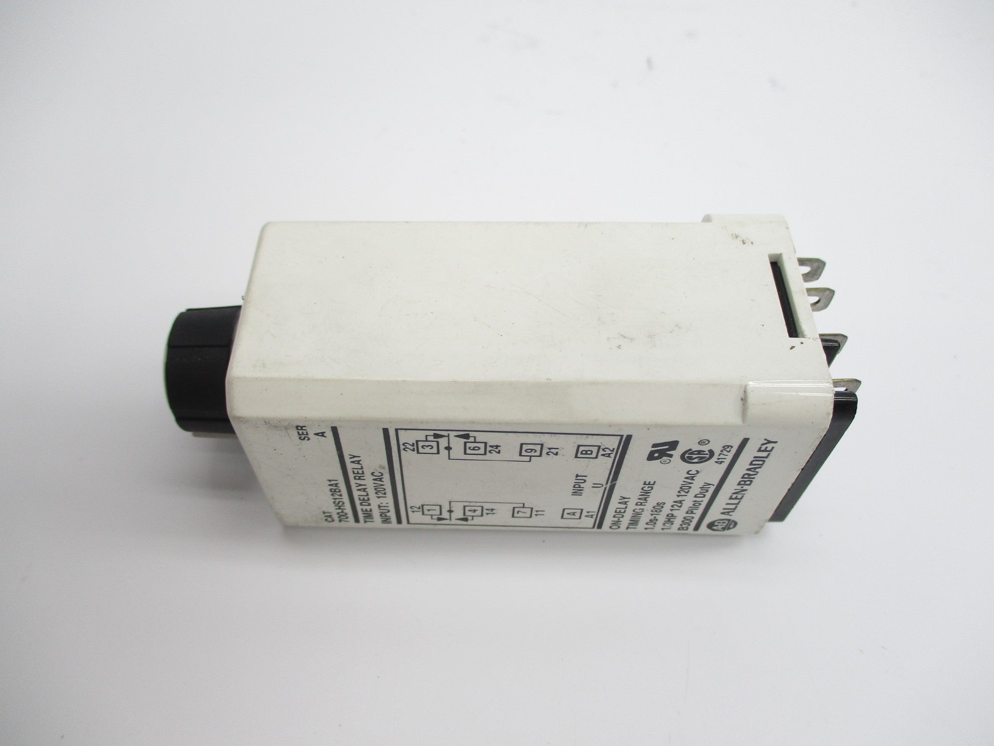 ALLEN BRADLEY 700-HS12BA1 SER. A 120VAC 1.0S-180S UNMP