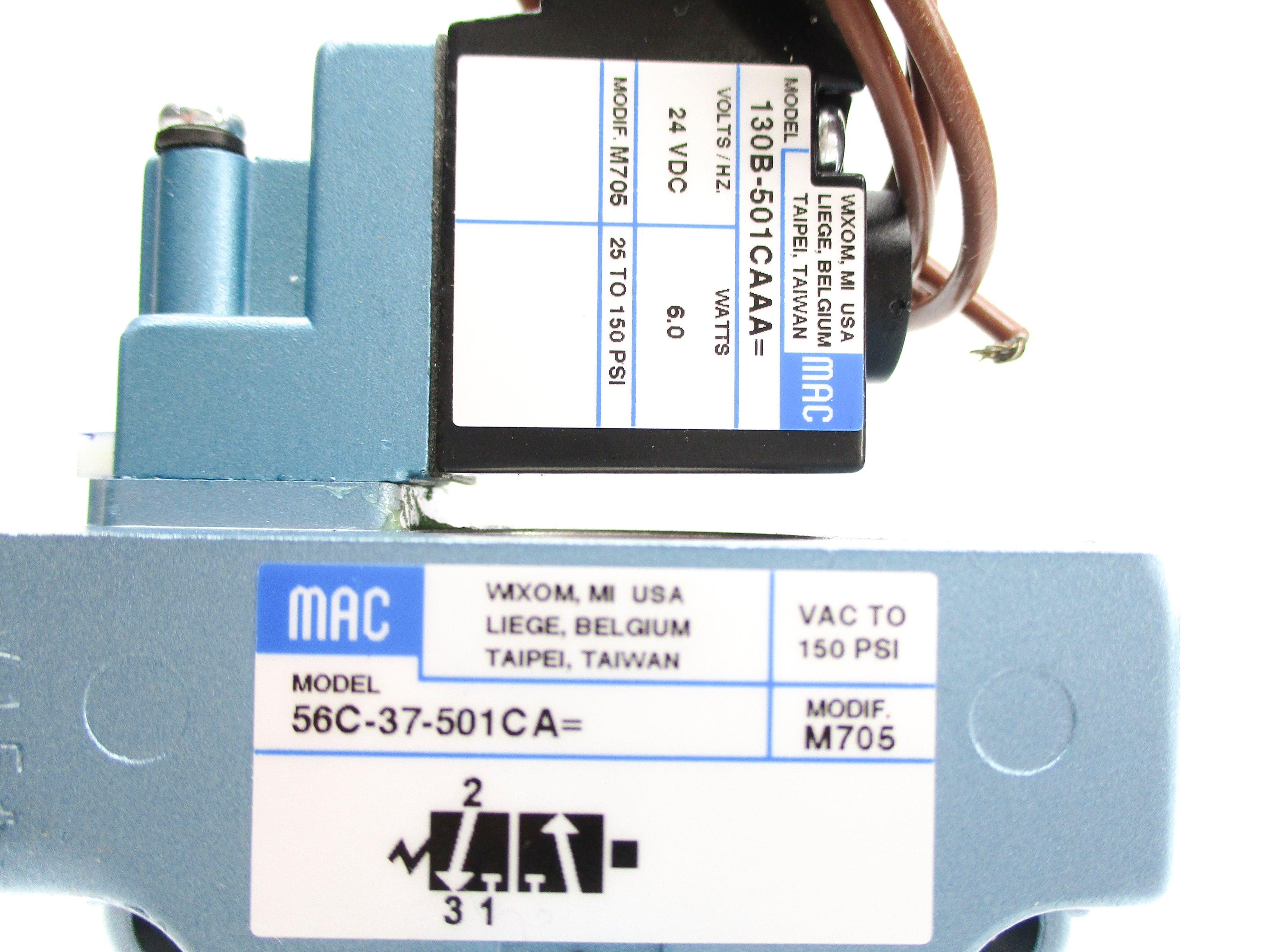 MAC 56C-37-501CA 150PSI 24VDC NSNP