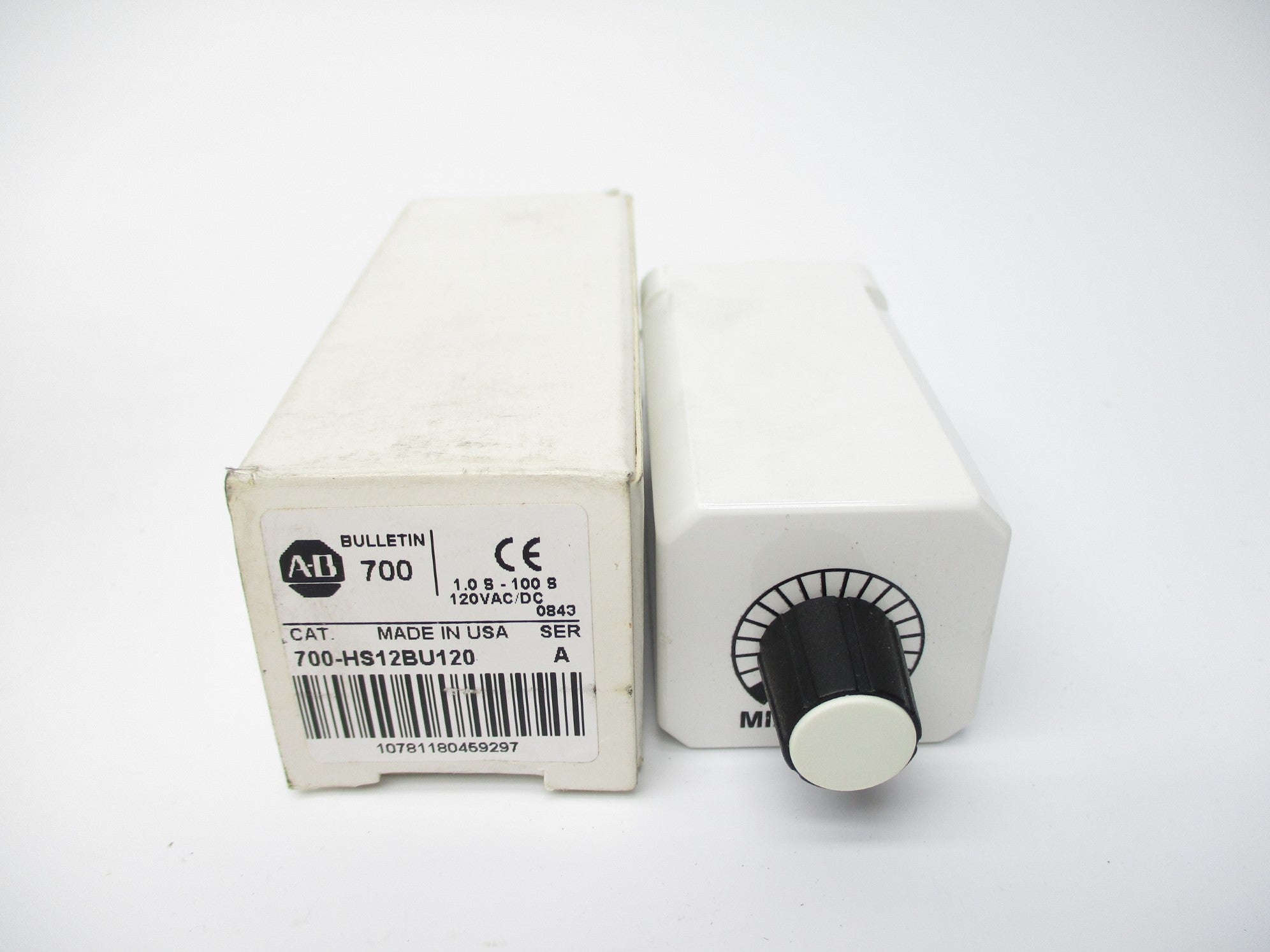 ALLEN BRADLEY 700-HS12BU120 SER. A 1.0S-100S 120VAC/DC (WH) NSMP