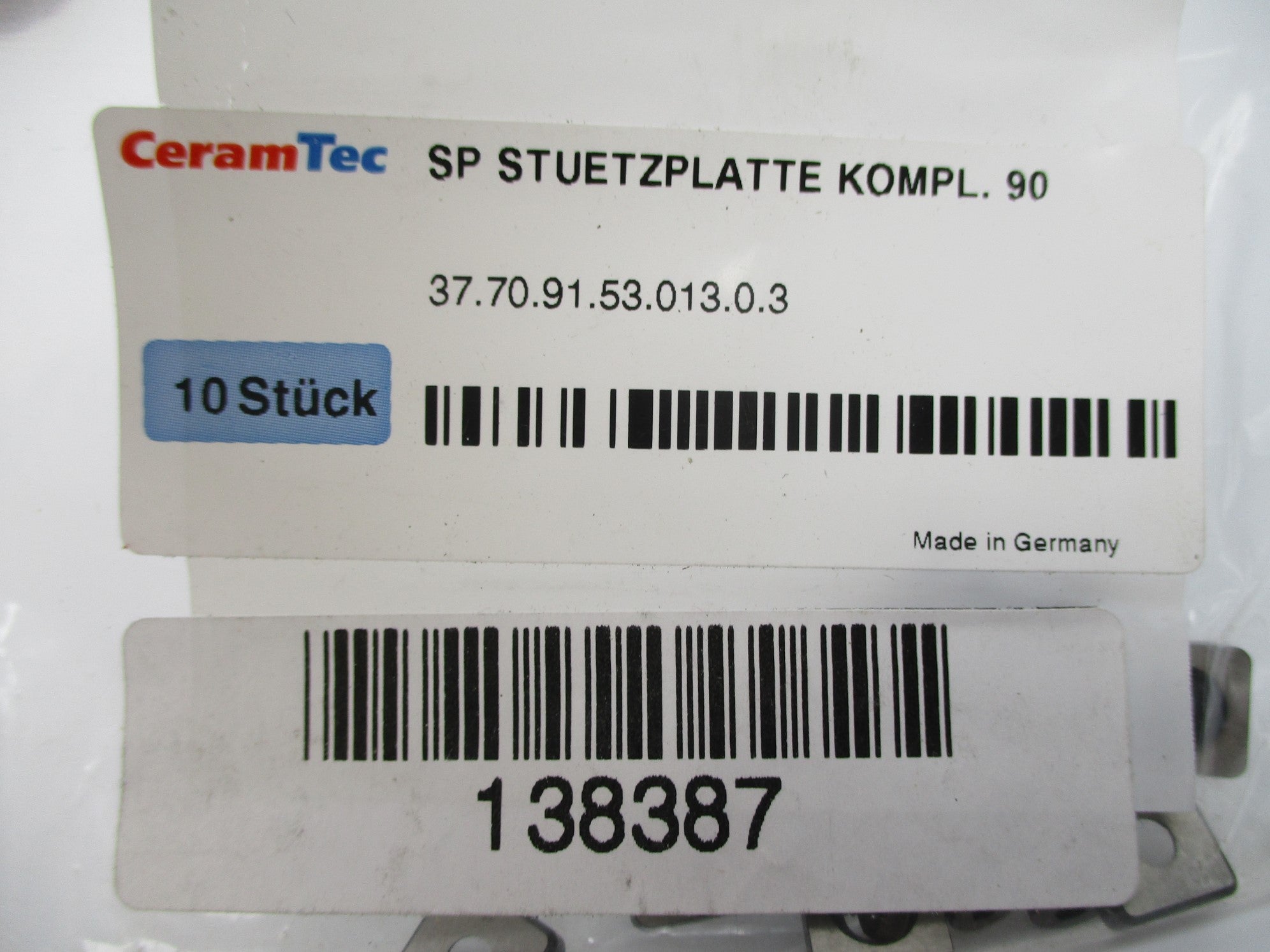 CERAMTEC 37.70.91.53.013.0.3 138387 (PKG OF 10) NSMP