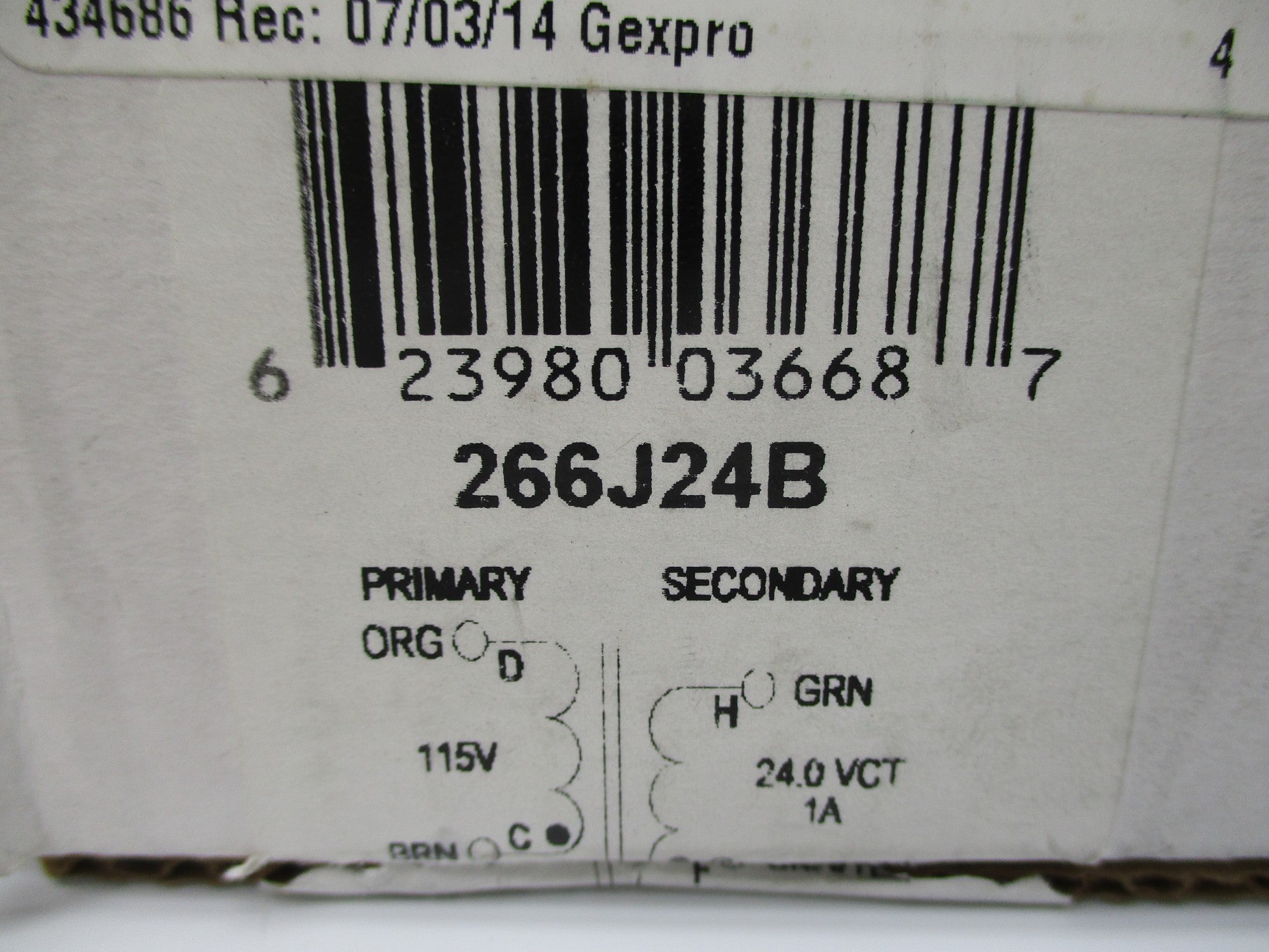 HAMMOND MANUFACTURING 266J24B 24VA NSMP