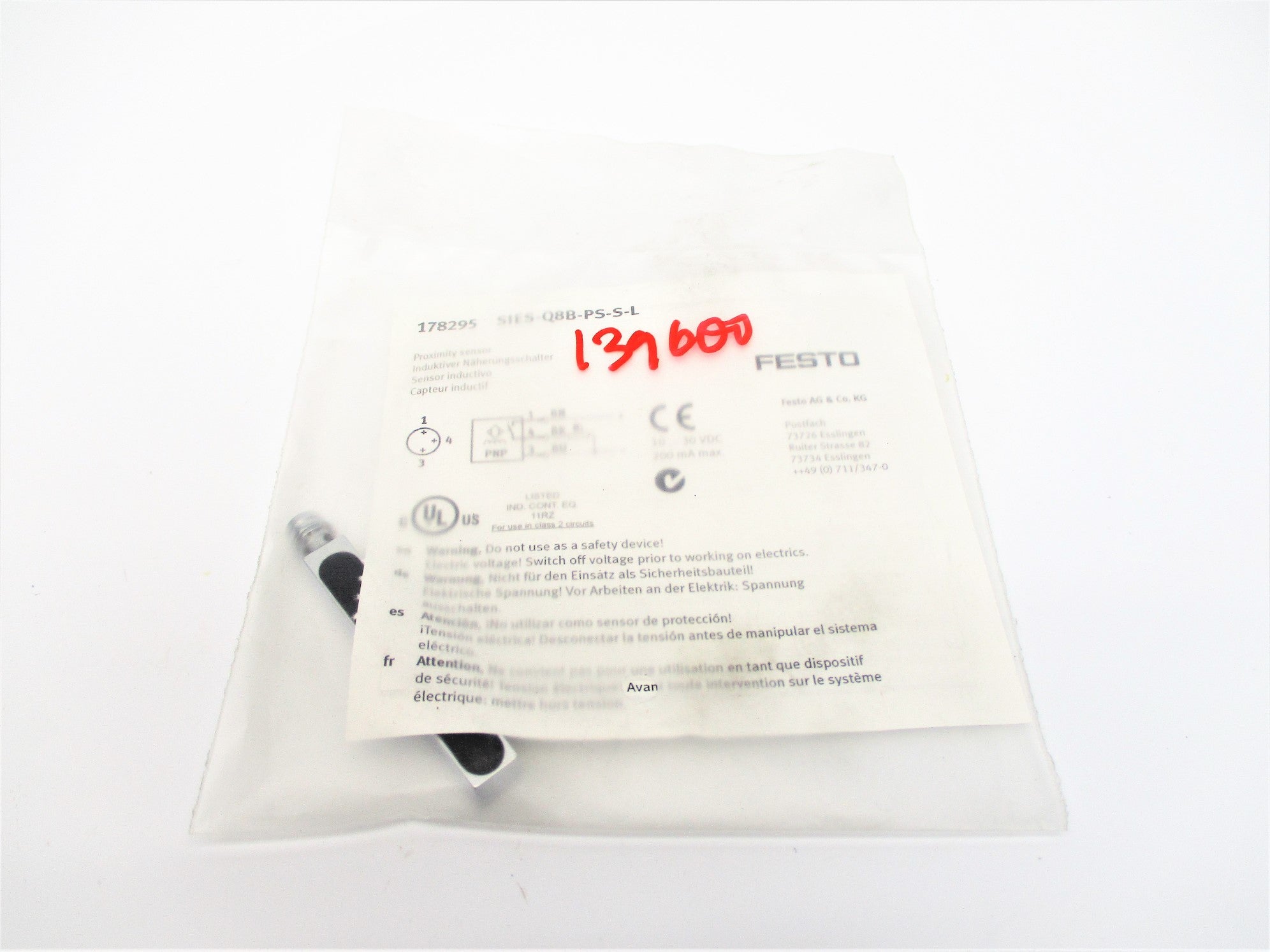 FESTO SIES-Q8B-PS-S-L 178295 NSMP