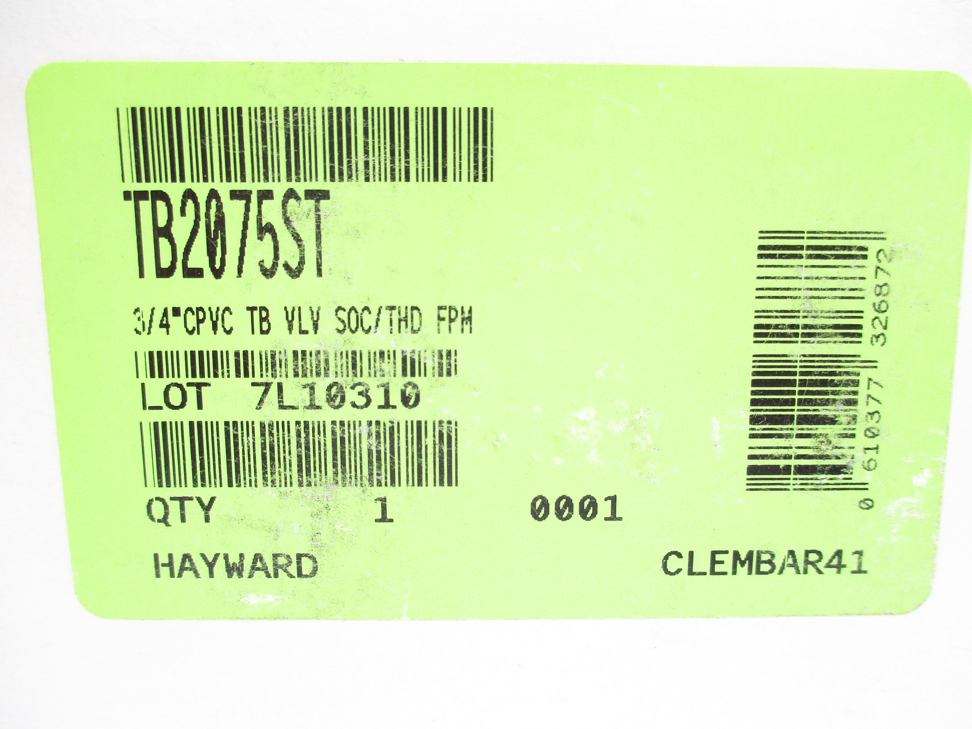 HAYWARD TB2075ST NSMP