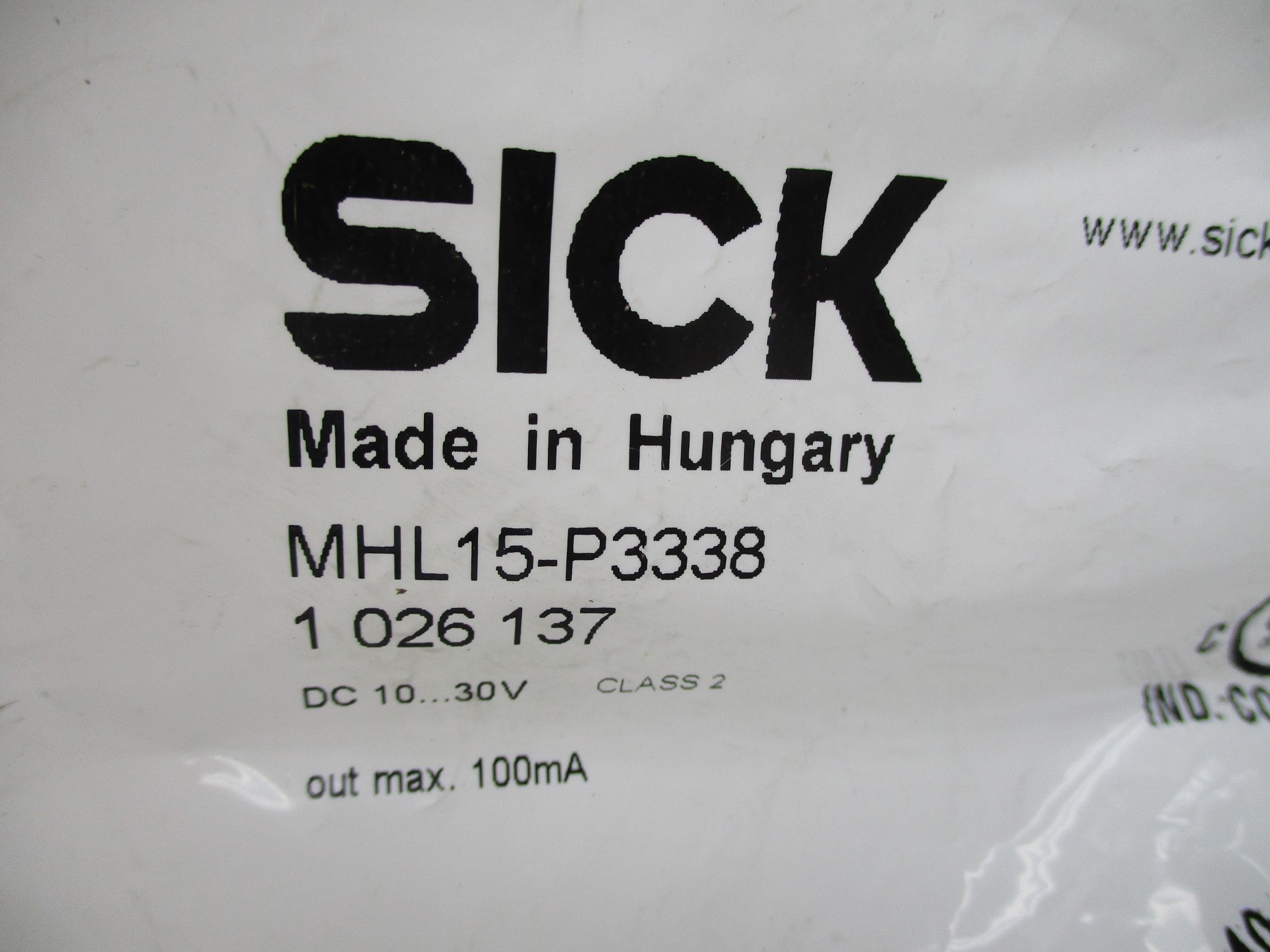 SICK MHL15-P3338 NSMP