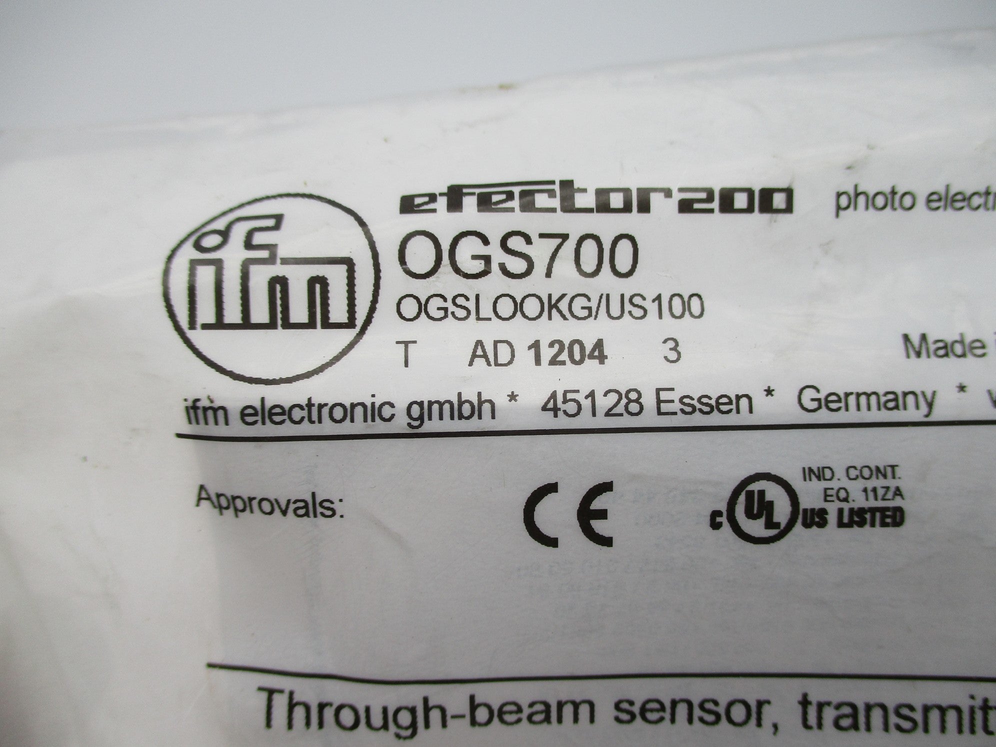 IFM EFECTOR OGSLOOKG/US100 OGS700 10-36VDC NSMP