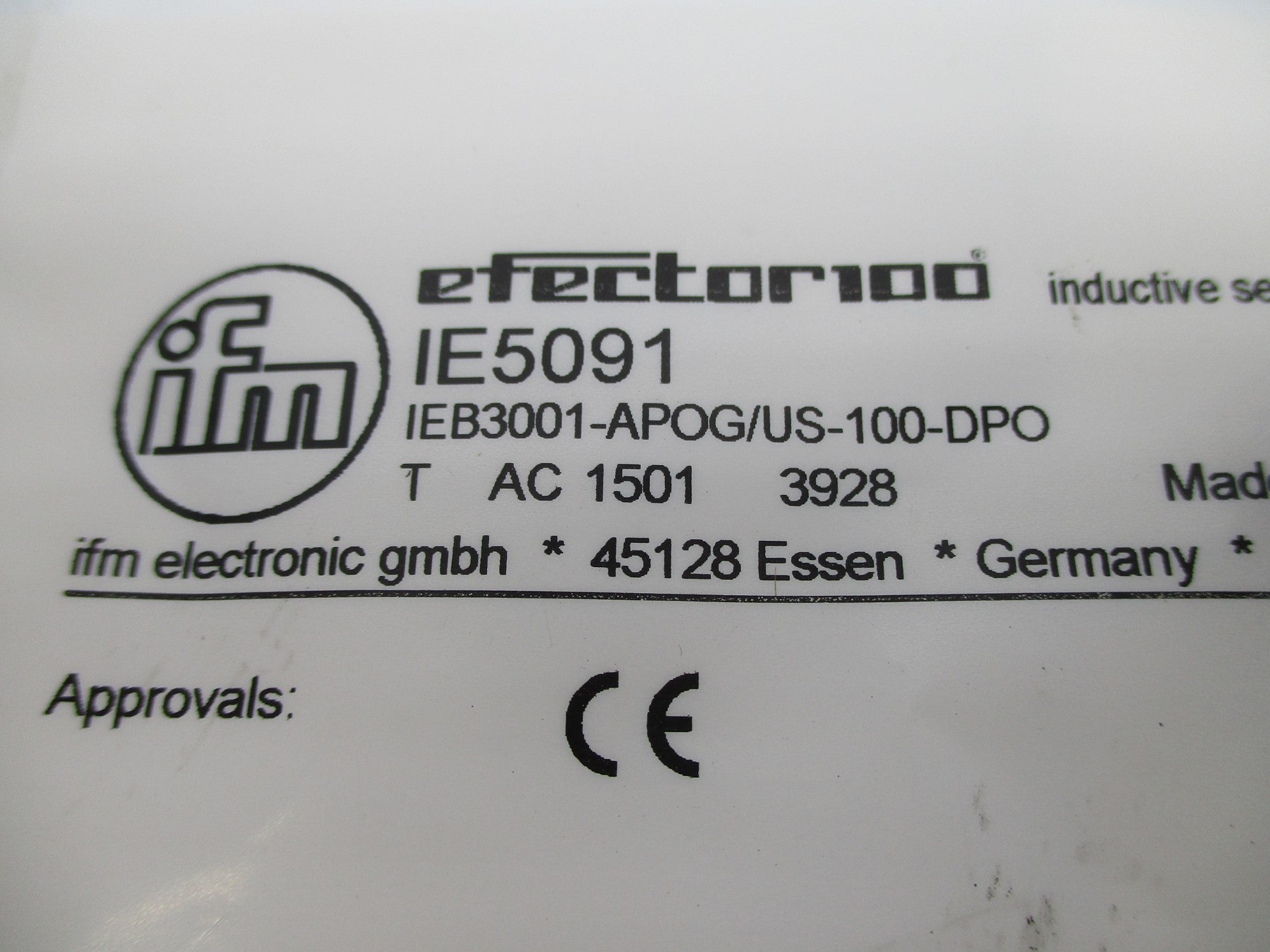 IFM EFECTOR IEB3001-APOG/US-100-DPO IE5091 NSMP