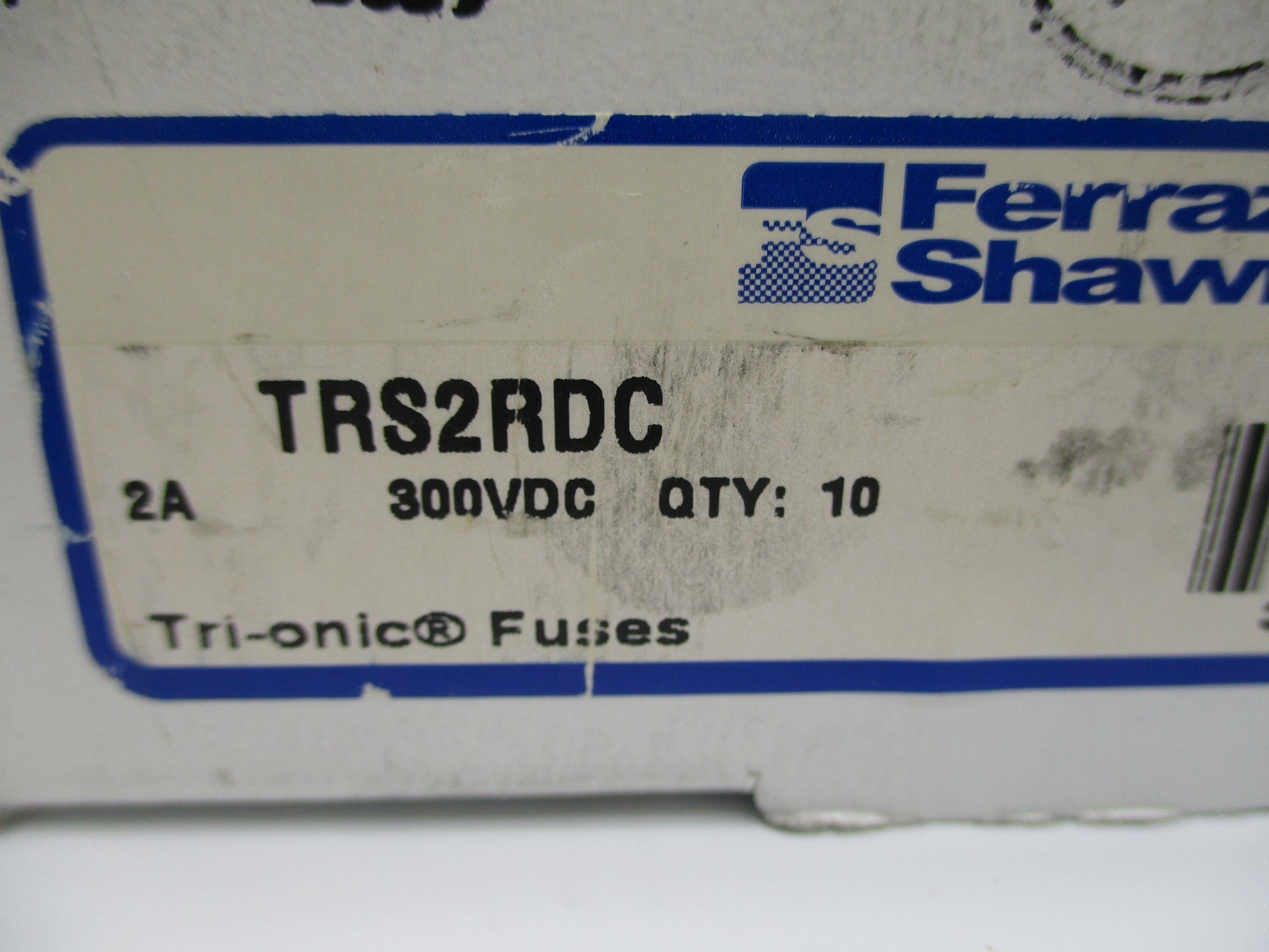 FERRAZ SHAWMUT TRS2RDC (PKG OF 10) 2A 300VDC NSMP