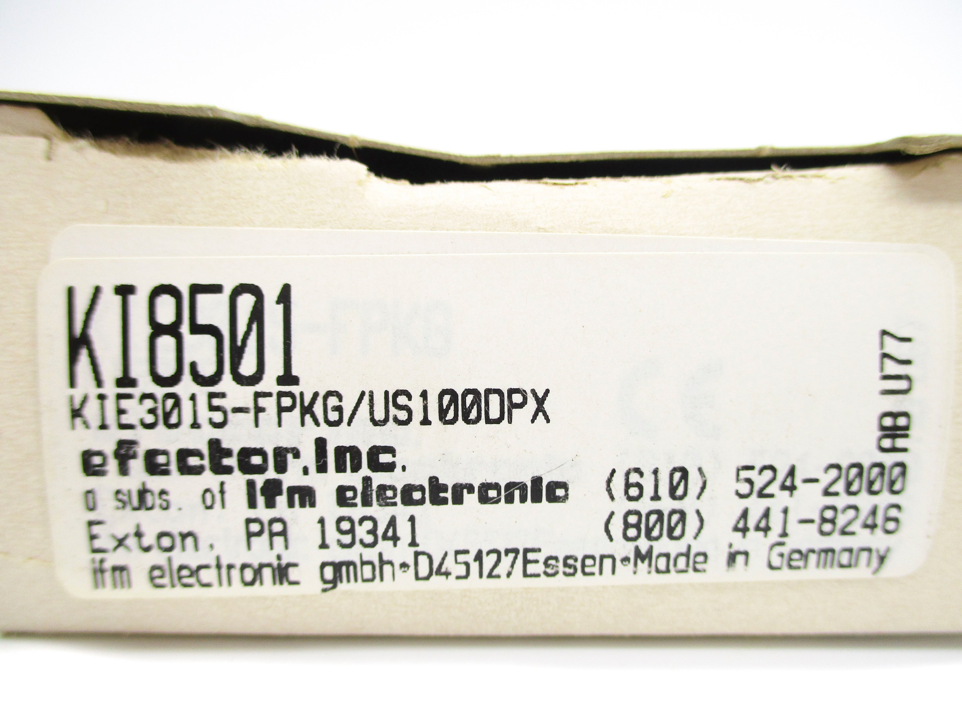 IFM EFECTOR KI8501 NSMP