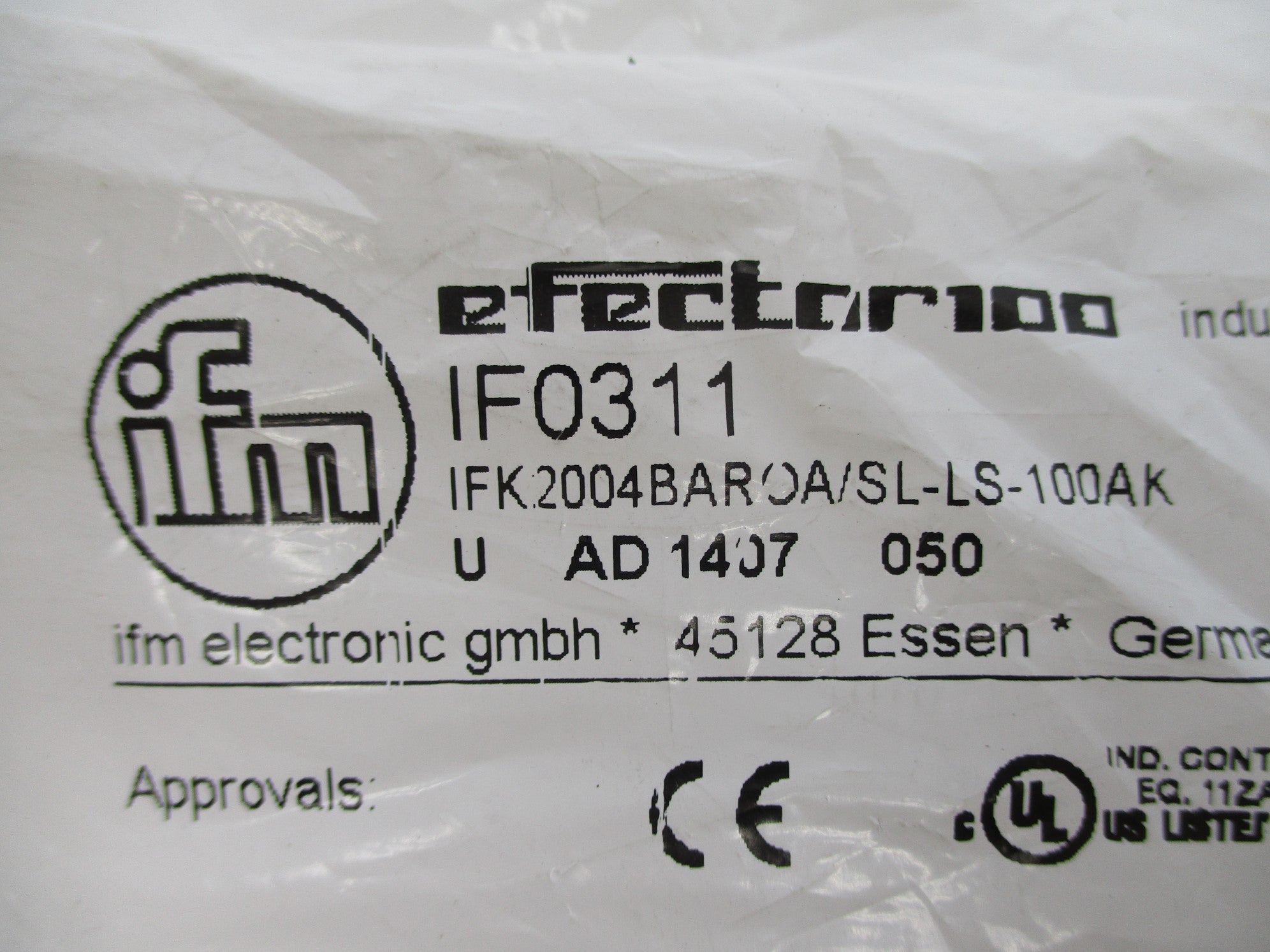 IFM EFECTOR IFK2004BAROA/SL-LS-100AK IF0311 NSMP