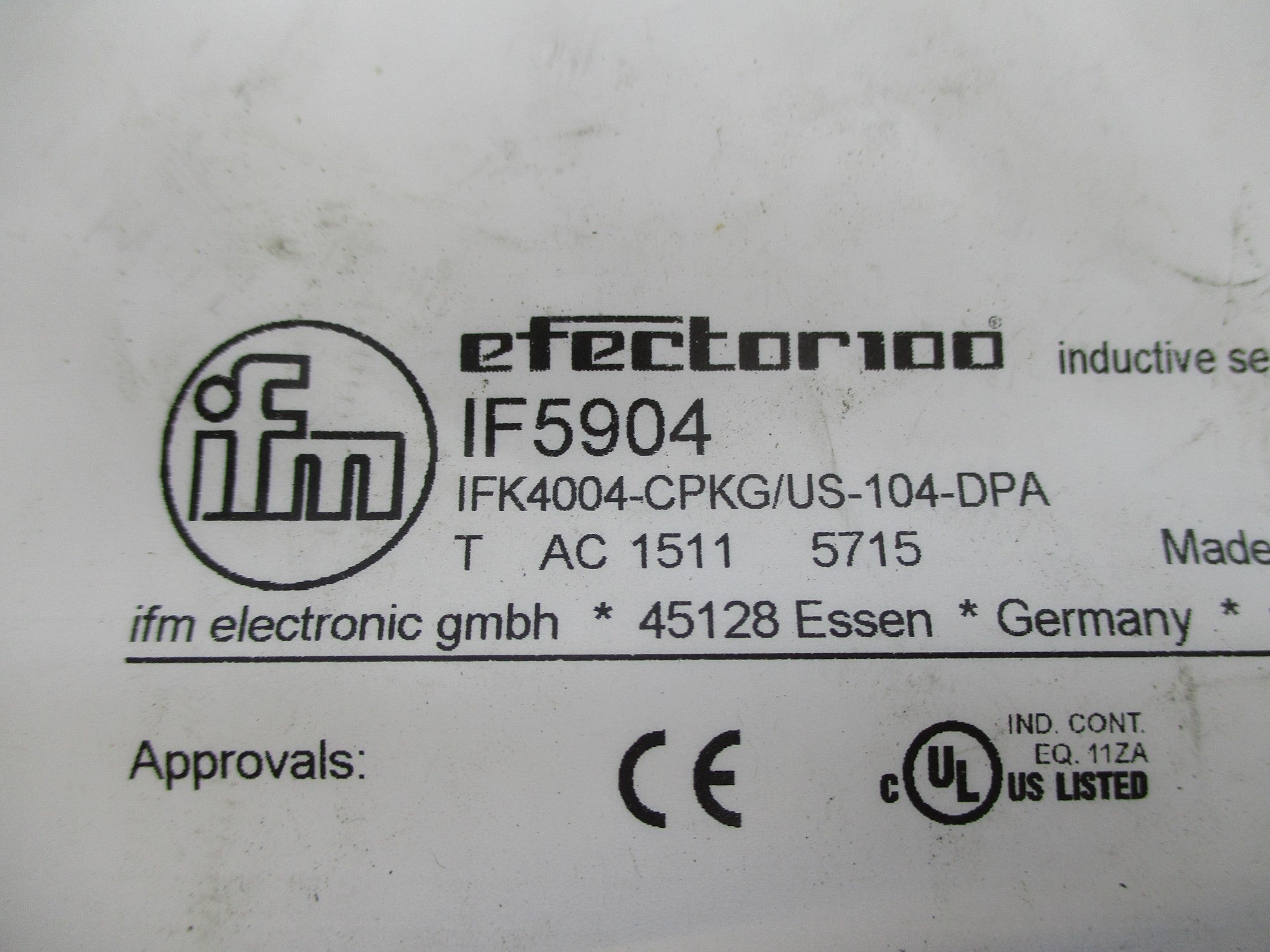 IFM EFECTOR IFK4004-CPKG/US-104-DPA IF5904 NSMP